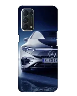 Чехол для OPPO F19 с картинкой «Mercedes EQ — будущее»