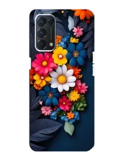 Чохол для OPPO F19 з картинкою «Квіткова феєрія» Чохол для OPPO F19 з картинкою «Квіткова феєрія»