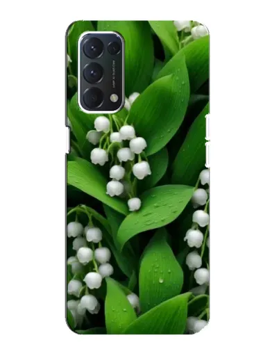 Чехол для OPPO F19 с картинкой «Ландыши в зелени»