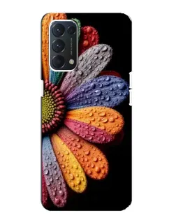Чохол для OPPO F19 з картинкою «Райдужна квітка» Чохол для OPPO F19 з картинкою «Райдужна квітка»