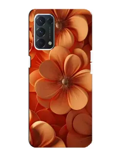 Чохол для OPPO F19 з картинкою «Помаранчева макро квітка» Чохол для OPPO F19 з картинкою «Помаранчева макро квітка»