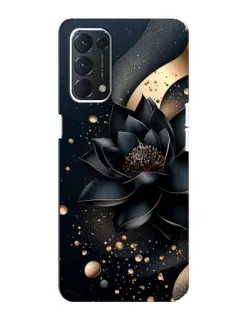 Чохол для OPPO F19 з картинкою «Чорний лотос» Чохол для OPPO F19 з картинкою «Чорний лотос»