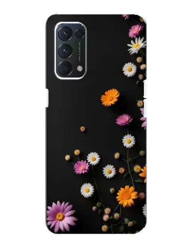 Чехол для OPPO F19 с картинкой «Цветочная композиция»