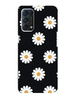 Чохол для OPPO F19 з картинкою «Ромашки на чорному» Чохол для OPPO F19 з картинкою «Ромашки на чорному»