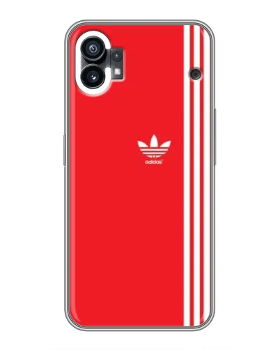 Чехол для OPPO F31 с картинкой «Красный минимализм Adidas» Чехол для OPPO F31 с картинкой «Красный минимализм Adidas»