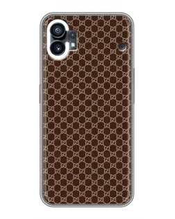 Чехол для OPPO F31 с картинкой «Gucci — шоколадная сетка»