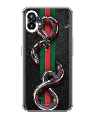 Чехол для OPPO F31 с картинкой «Gucci — змея на полосе» Чехол для OPPO F31 с картинкой «Gucci — змея на полосе»