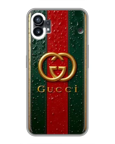 Чехол для OPPO F31 с картинкой «Gucci — фирменная полоса и золото» Чехол для OPPO F31 с картинкой «Gucci — фирменная полоса и золото»