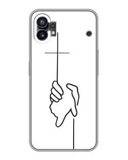Чехол для OPPO F31 с картинкой «Рука держит»