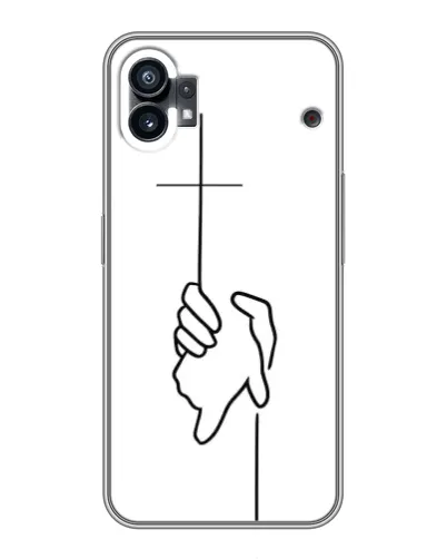 Чехол для OPPO F31 с картинкой «Рука держит»