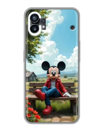 Чехол для OPPO F31 с картинкой «Микки на скамейке» Чехол для OPPO F31 с картинкой «Микки на скамейке»