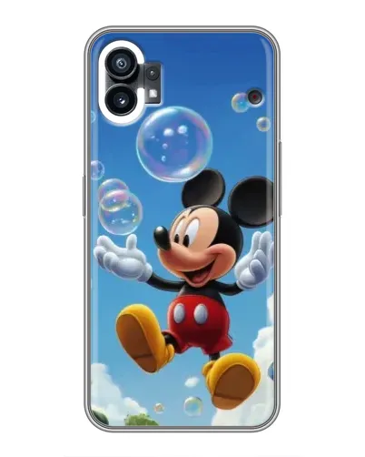 Чехол для OPPO F31 с картинкой «Mickey и мыльные пузыри» Чехол для OPPO F31 с картинкой «Mickey и мыльные пузыри»
