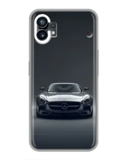 Чехол для OPPO F31 с картинкой «Mercedes на черном»