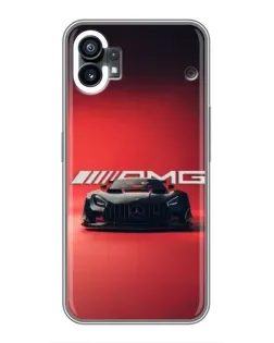 Чехол для OPPO F31 с картинкой «Mercedes AMG — красная линия»