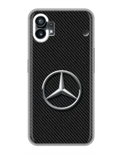 Чехол для OPPO F31 с картинкой «Карбоновый Mercedes стиль»