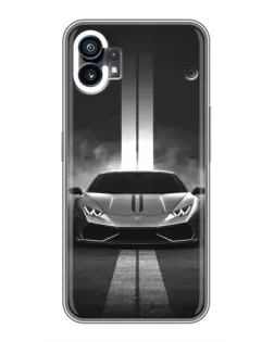 Чехол для OPPO F31 с картинкой «Lamborghini симметрия дорог»