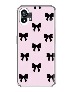 Чехол для OPPO F31 с картинкой «Черные банты Coquette»