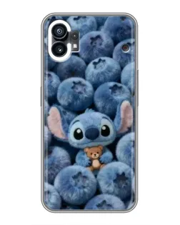 Чехол для OPPO F31 с картинкой «Стич и голубика»