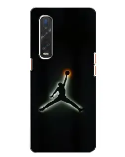 Чехол для OPPO Find X2 с картинкой «Jordan Gradient Logo»