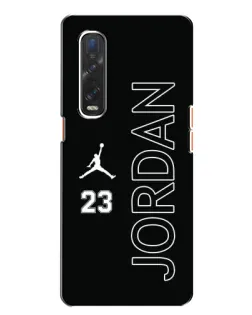 Чехол для OPPO Find X2 с картинкой «Jordan Vertical»