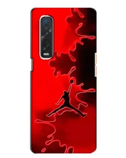 Чехол для OPPO Find X2 с картинкой «Jordan Red Smoke»