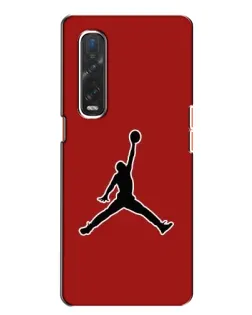 Чехол для OPPO Find X2 с картинкой «Jordan Red Back»