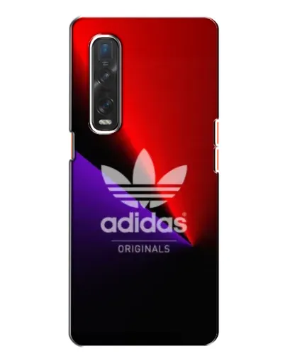 Чехол для OPPO Find X2 с картинкой «Adidas Red Neon»