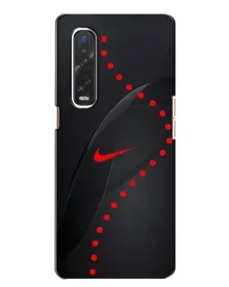 Чехол для OPPO Find X2 с картинкой «Абстрактный дизайн Nike»