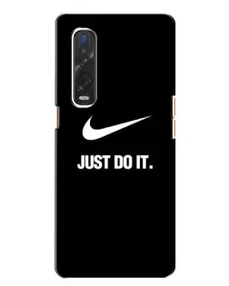 Чехол для OPPO Find X2 с картинкой «Классический принт Nike»
