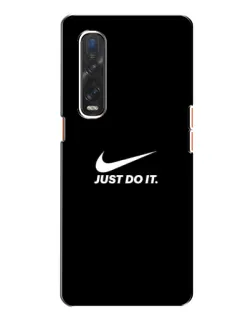 Чехол для OPPO Find X2 с картинкой «Минимализм от Nike»
