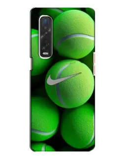 Чехол для OPPO Find X2 с картинкой «Теннисные мячи Найк»