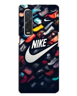 Чехол для OPPO Find X2 с картинкой «Коллекция кроссовок Nike»