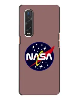 Чехол для OPPO Find X2 с картинкой «NASA — ретро космос» Чехол для OPPO Find X2 с картинкой «NASA — ретро космос»