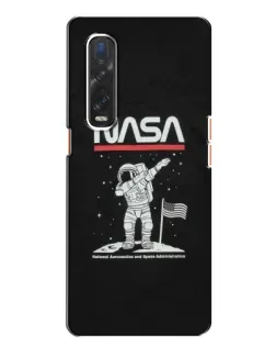 Чехол для OPPO Find X2 с картинкой «NASA — шагаем по Луне» Чехол для OPPO Find X2 с картинкой «NASA — шагаем по Луне»