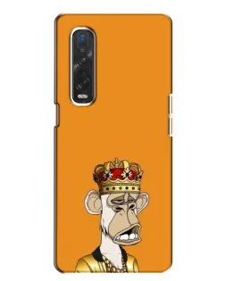 Чохол для OPPO Find X2 з картинкою «Золота мавпа Bored Ape»