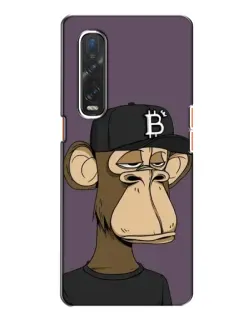 Чохол для OPPO Find X2 з картинкою «Bored Ape в кепці»
