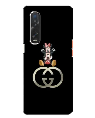 Чехол для OPPO Find X2 с картинкой «Минни Маус на лого» Чехол для OPPO Find X2 с картинкой «Минни Маус на лого»