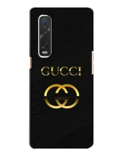 Чехол для OPPO Find X2 с картинкой «Золотой логотип Gucci» Чехол для OPPO Find X2 с картинкой «Золотой логотип Gucci»