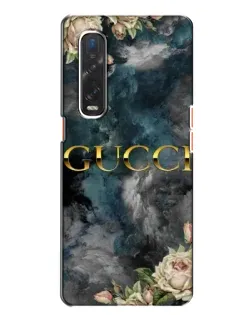 Чехол для OPPO Find X2 с картинкой «Абстрактные цветы Gucci» Чехол для OPPO Find X2 с картинкой «Абстрактные цветы Gucci»