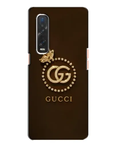 Чехол для OPPO Find X2 с картинкой «Gucci — золотая бабочка» Чехол для OPPO Find X2 с картинкой «Gucci — золотая бабочка»
