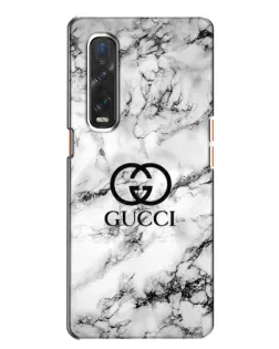 Чехол для OPPO Find X2 с картинкой «Gucci — мраморный шик» Чехол для OPPO Find X2 с картинкой «Gucci — мраморный шик»