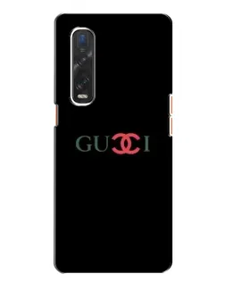 Чехол для OPPO Find X2 с картинкой «Gucci — красный градиент» Чехол для OPPO Find X2 с картинкой «Gucci — красный градиент»