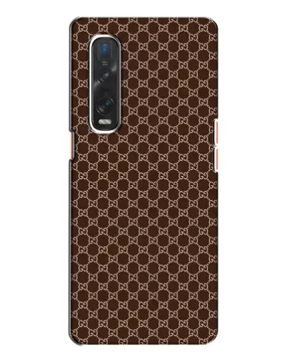 Чехол для OPPO Find X2 с картинкой «Gucci — шоколадная сетка» Чехол для OPPO Find X2 с картинкой «Gucci — шоколадная сетка»