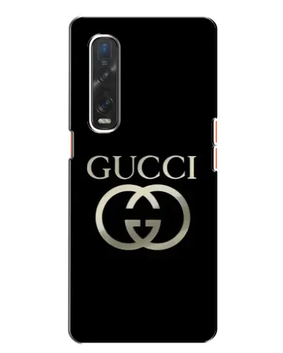 Чехол для OPPO Find X2 с картинкой «Gucci — золото на черном» Чехол для OPPO Find X2 с картинкой «Gucci — золото на черном»