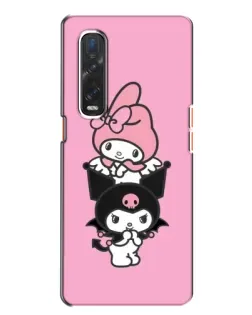 Чехол для OPPO Find X2 с картинкой «My Melody и Kuromi»