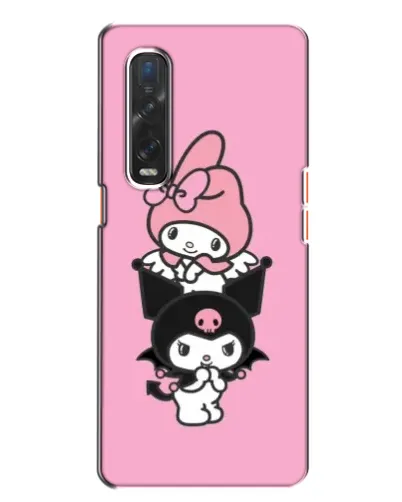 Чехол для OPPO Find X2 с картинкой «My Melody и Kuromi» Чехол для OPPO Find X2 с картинкой «My Melody и Kuromi»