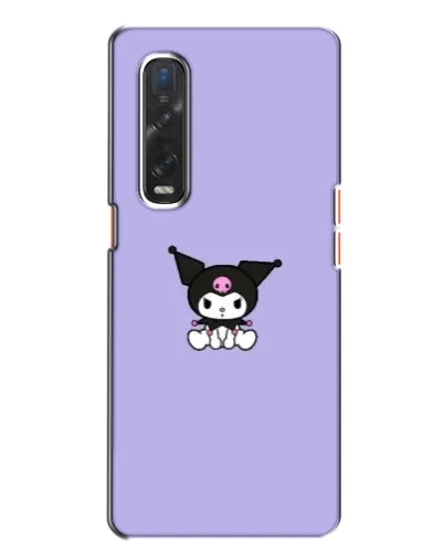 Чехол для OPPO Find X2 с картинкой «Kuromi — фиолетовый минимализм» Чехол для OPPO Find X2 с картинкой «Kuromi — фиолетовый минимализм»