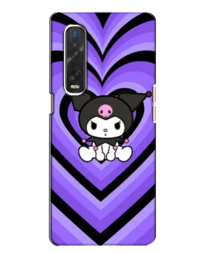 Чехол для OPPO Find X2 с картинкой «Kuromi и фиолетовые сердца» Чехол для OPPO Find X2 с картинкой «Kuromi и фиолетовые сердца»