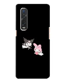Чехол для OPPO Find X2 с картинкой «My Melody и Kuromi»