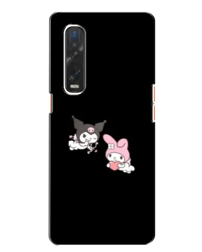 Чехол для OPPO Find X2 с картинкой «My Melody и Kuromi» Чехол для OPPO Find X2 с картинкой «My Melody и Kuromi»